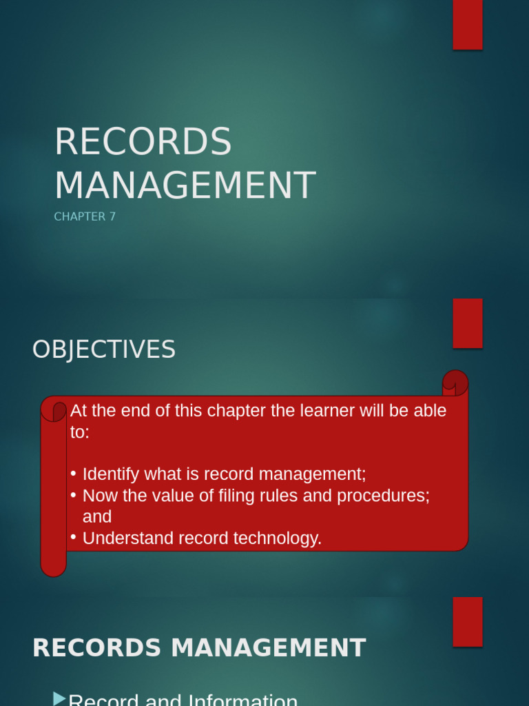 Records Management G 5 | PDF