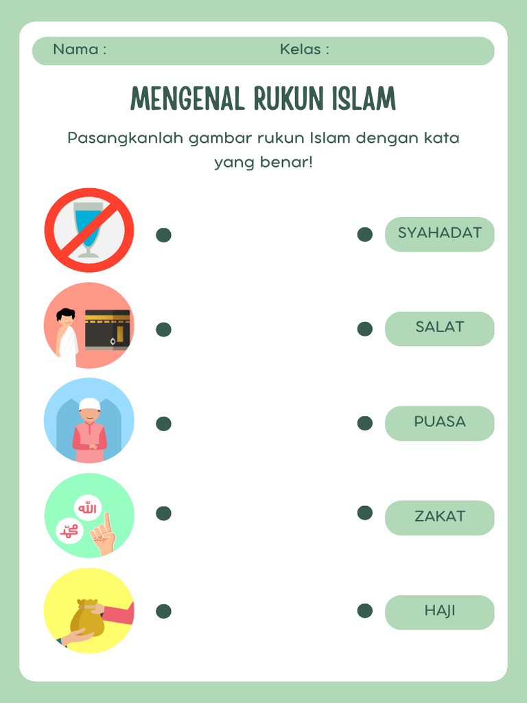 Lkpd Mengenal Rukun Islam Pdf