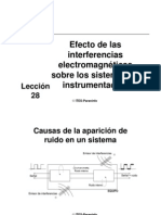 Efecto de Las Interferencias Electromagnéticas Sobre Los Sistemas de Instrumentación