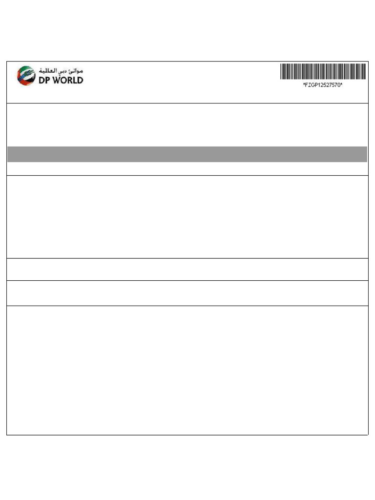 Inbound Gate Pass for Cargo Entry | PDF