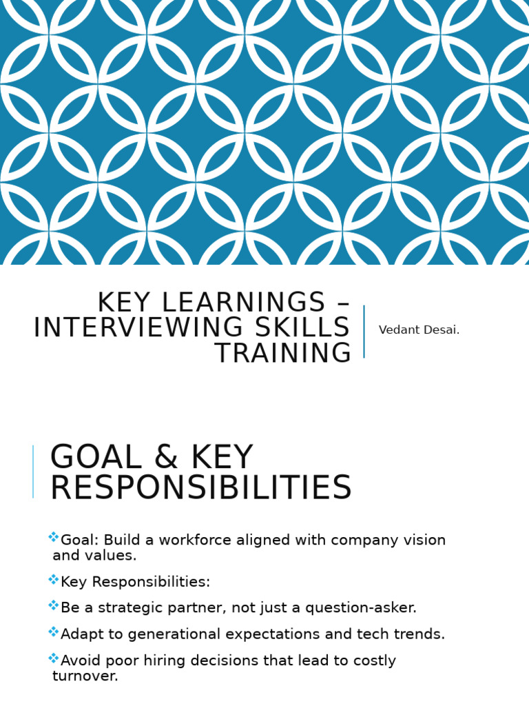 Interviewing Skills Training Insights | PDF
