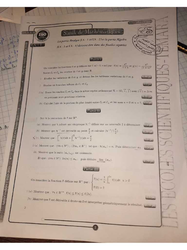 Maths F 20220623 14.51.01 Simili de Math Ideal | PDF