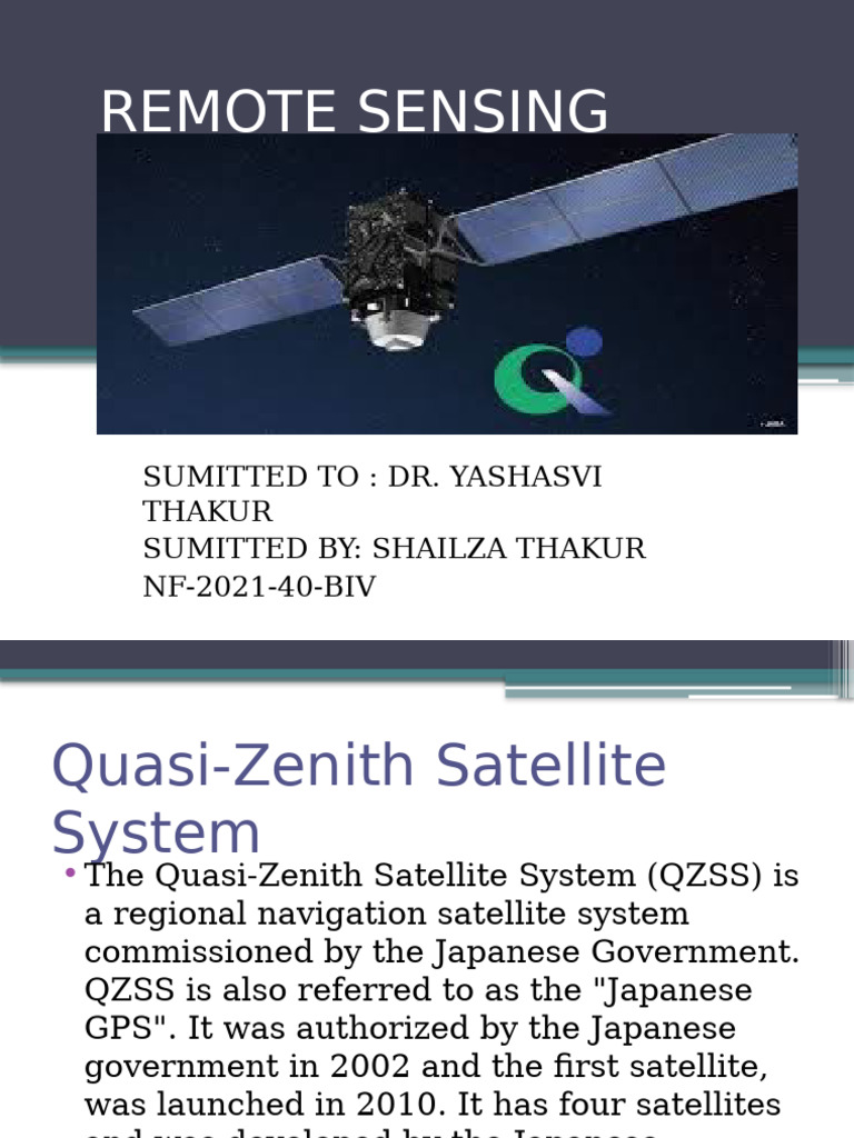 Remote Sensing | PDF