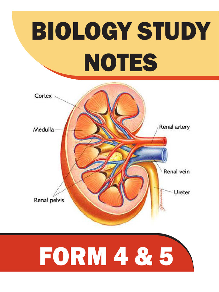Biology Notes Cover Page | PDF