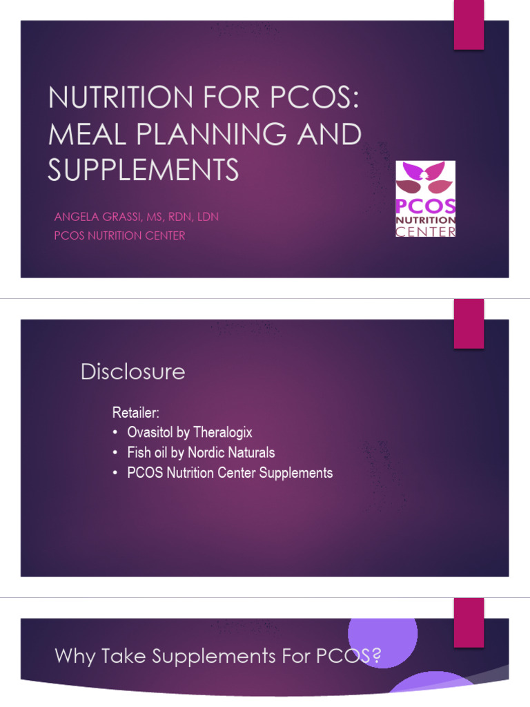 PCOS Nutrition Insights by Angela Grassi | PDF | Polycystic Ovary ...