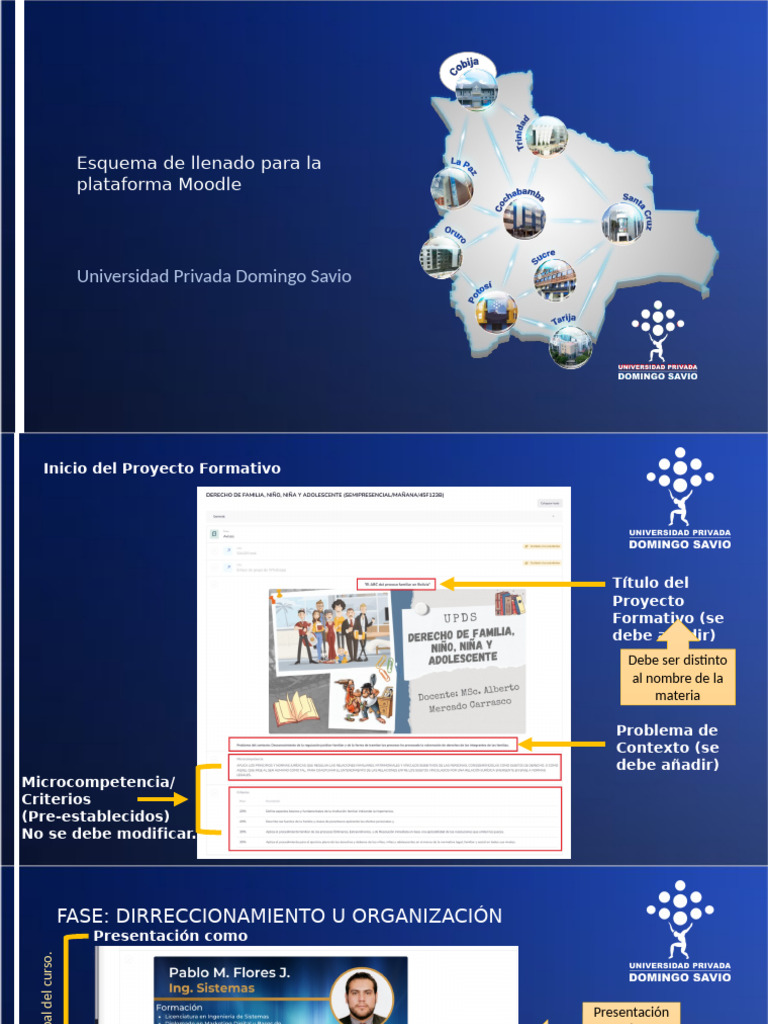 Guia de Llenado para La Plataforma Moodle-2024 | PDF | Moodle