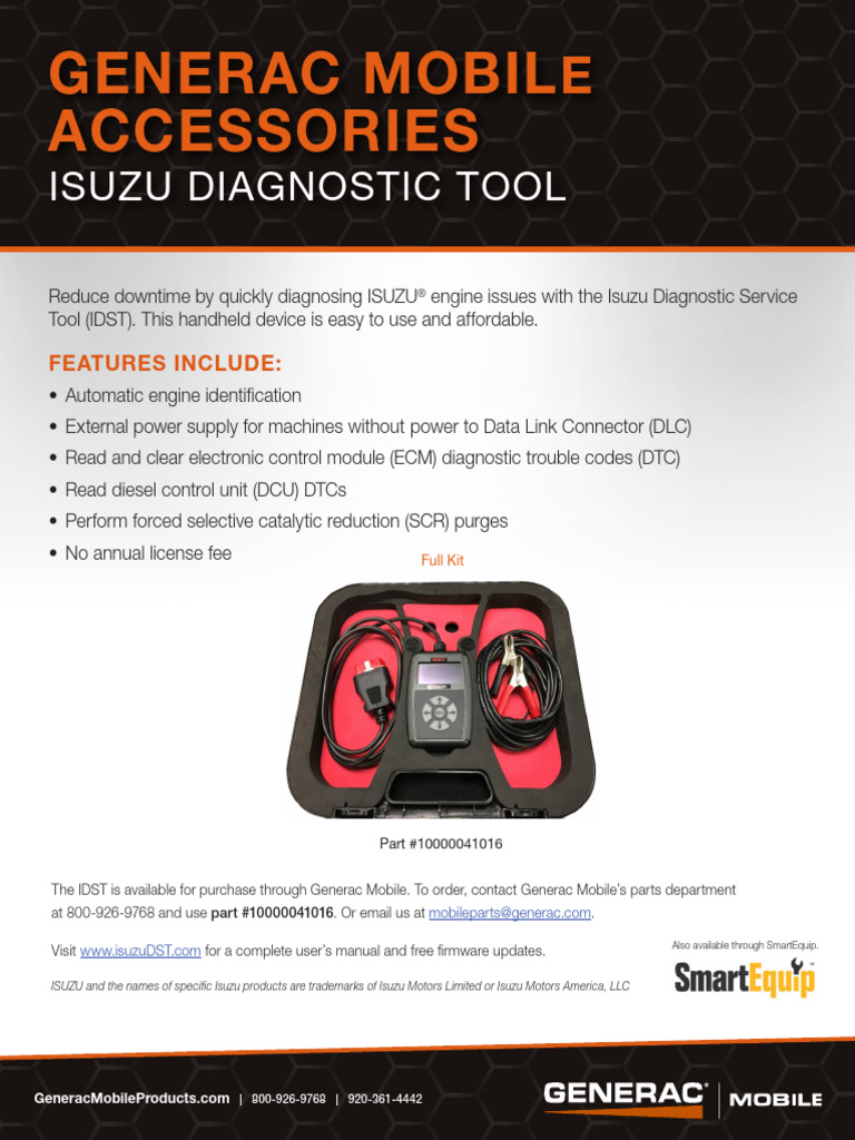 Isuzu Diagnostic Service Tool Overview | PDF