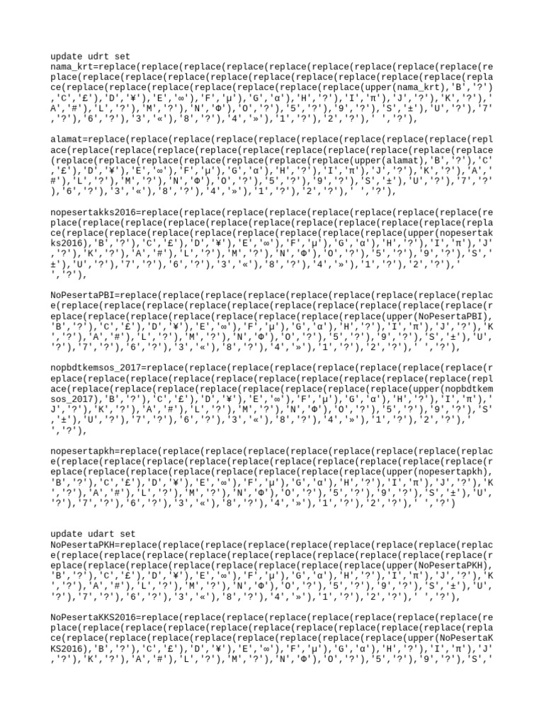 Script Replace | PDF