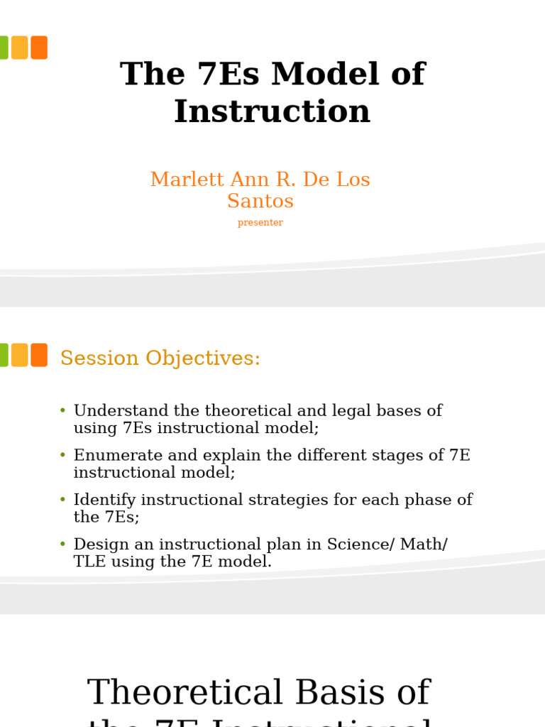 Understanding the 7Es Instructional Model | PDF | Cognitive Science ...