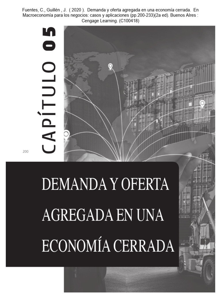 Demanda y Oferta Agregada en Economía Cerrada | PDF | Macroeconómica ...