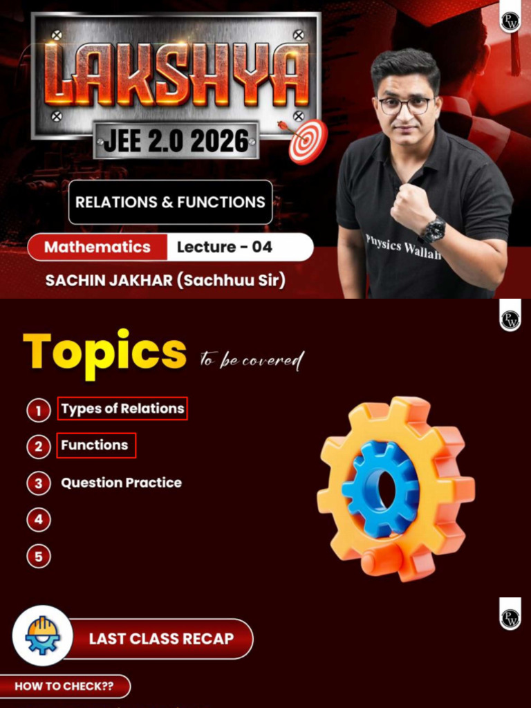 Relations and Functions 04 Class Notes | PDF