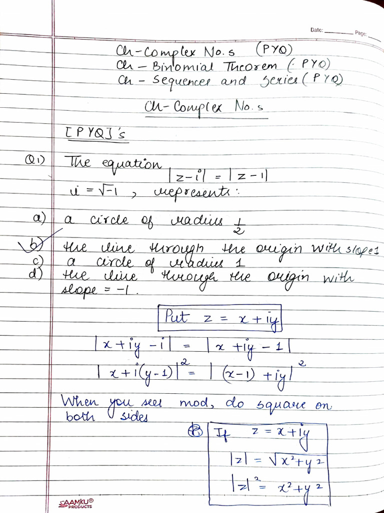 Complex Numbers and Equations Guide | PDF