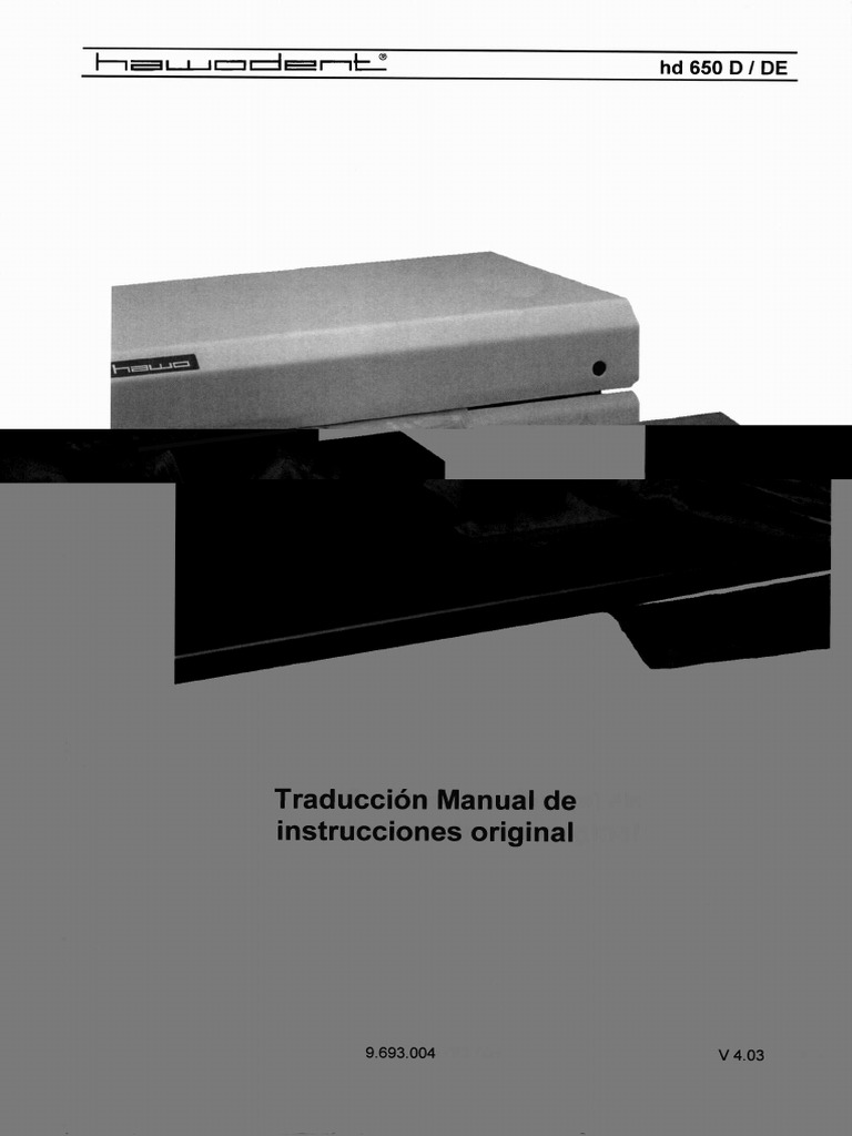 Manual de Instrucciones HD 650 DL | PDF | Tornillo | Soldadura