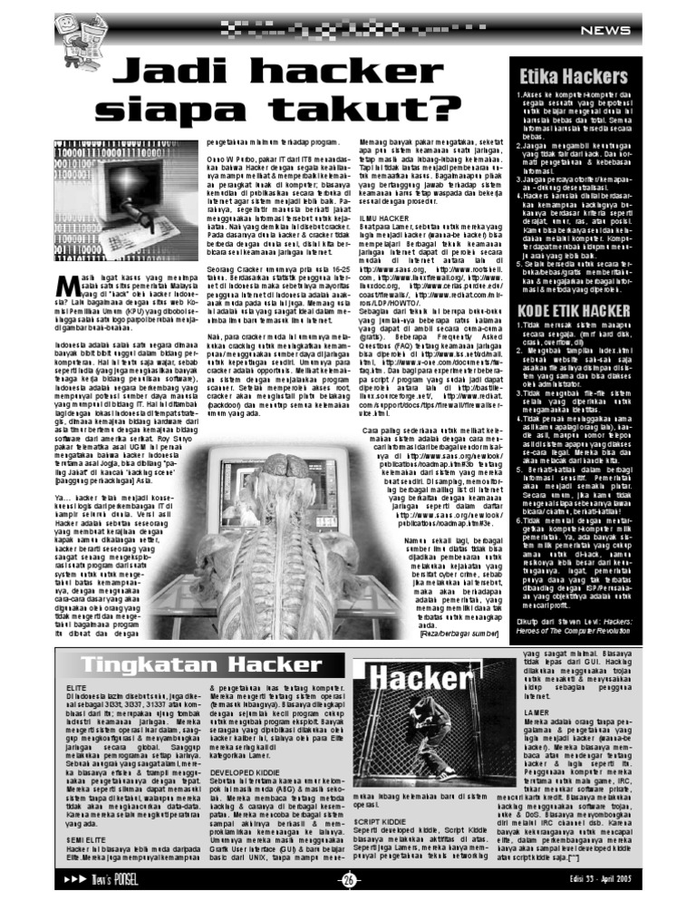 Belajar Jadi Hacker Pdf , Kitab Hacker: Kumpulan Teknik-teknik Hacking ...