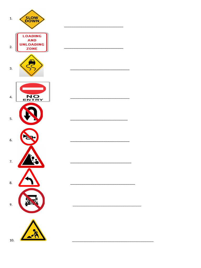 Road Sign | PDF