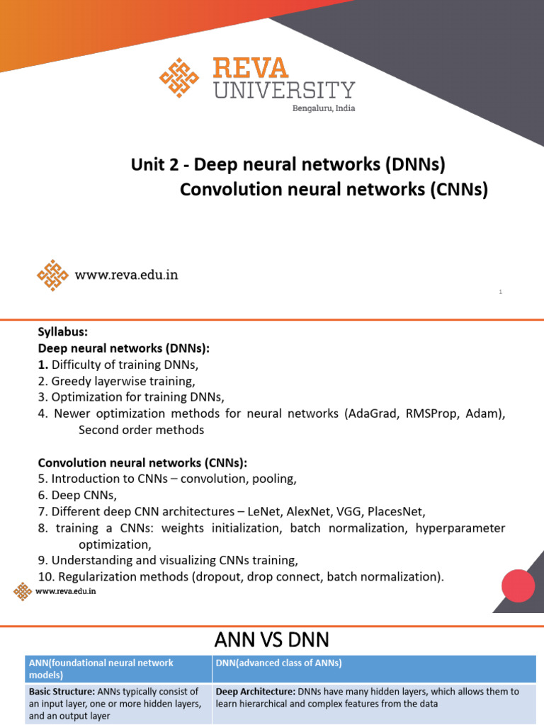 Deep Neural Networks and CNNs Overview | PDF | Deep Learning | Learning