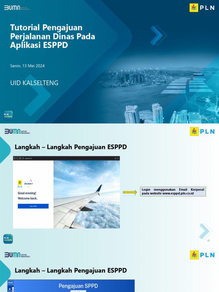 Tutorial Pengajuan SPPD Pada ESPPD | PDF