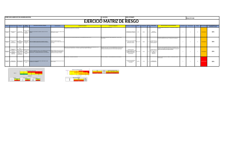 Matriz de Riesgo en Ingeniería Industrial | PDF | Riego
