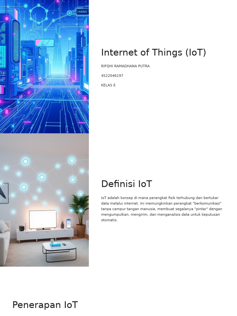 Pengenalan Internet of Things (IoT) | PDF