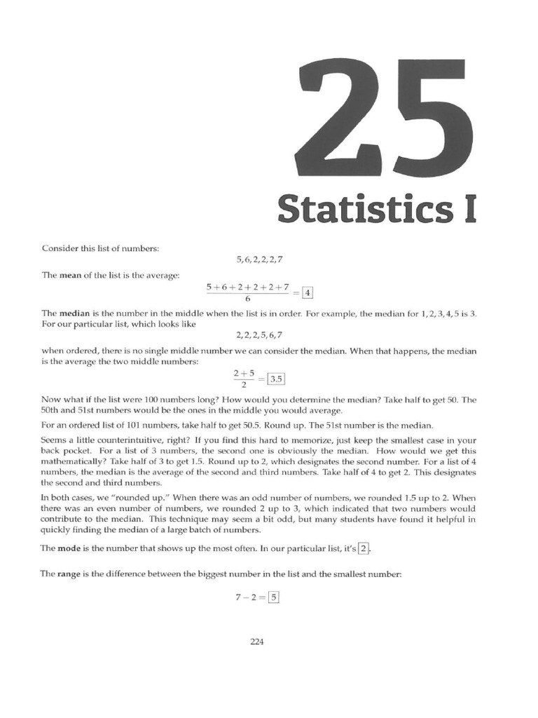 Math - Bu I 1 - Stat | PDF