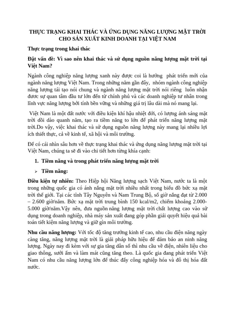 TH C TR NG Năng Lư NG KTMT | PDF