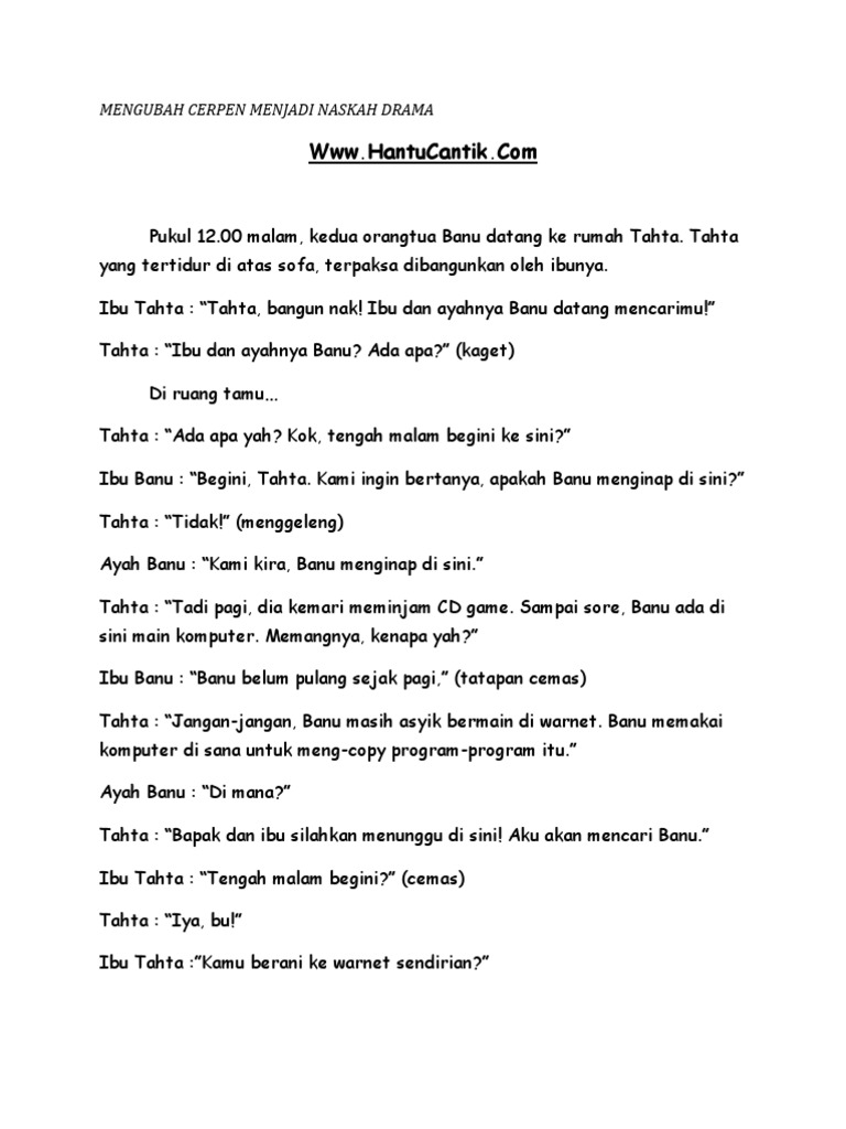 Naskah Drama Pdf
