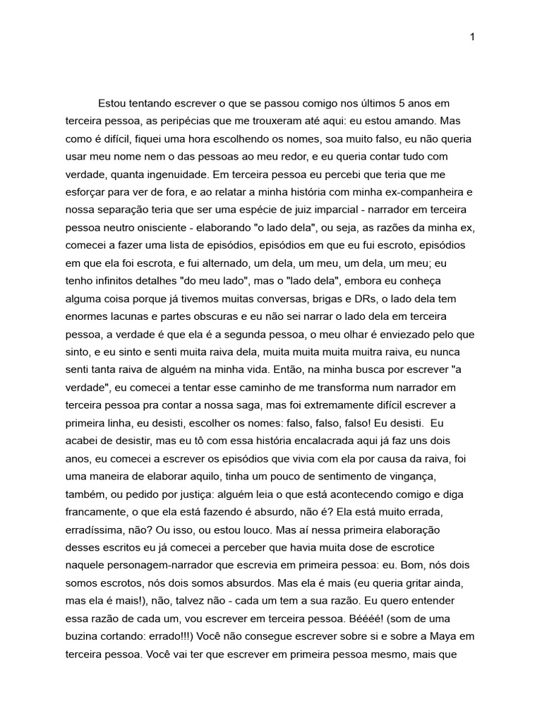 Reflexões sobre Amor e Separação | PDF | Amor