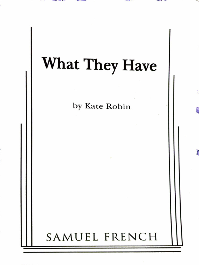 What They Have | PDF