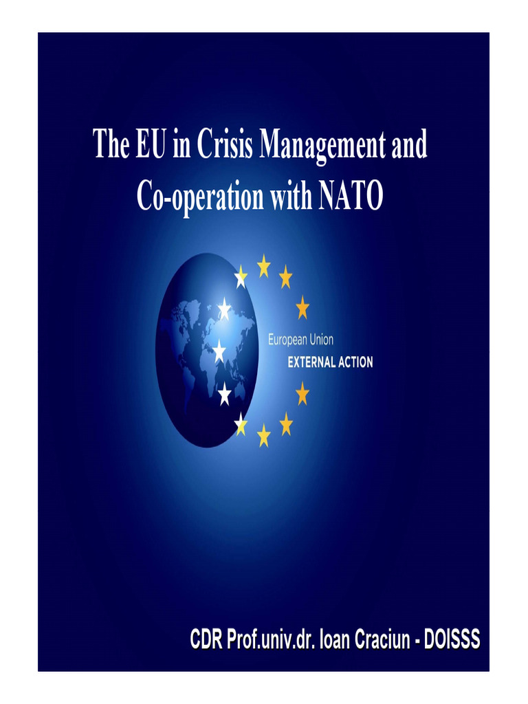 EU Crisis Management and NATO Cooperation | PDF | European Union ...
