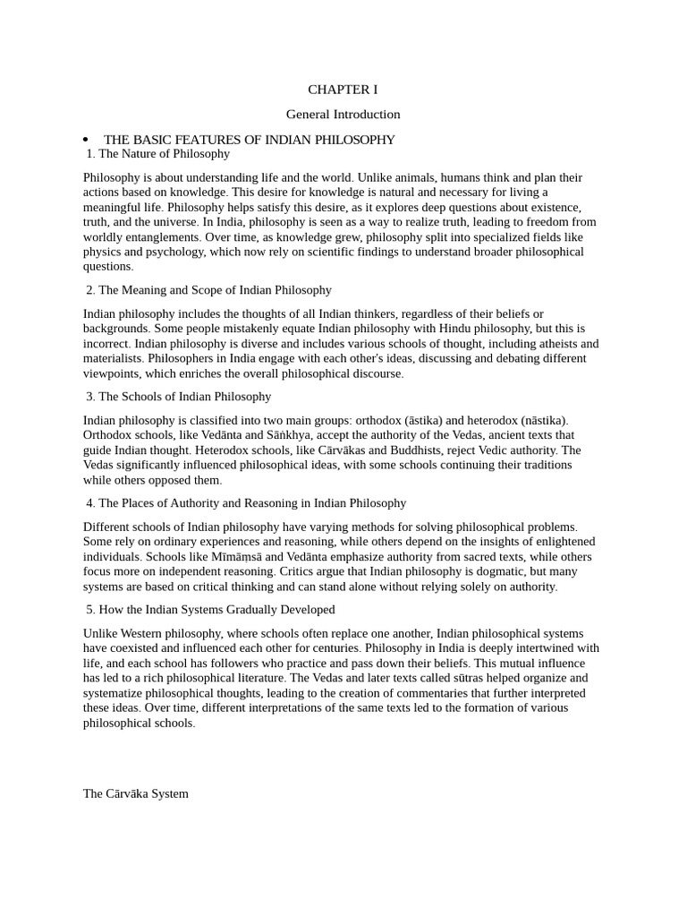 Overview of Indian Philosophy Schools | PDF | Indian Philosophy | Vedanta