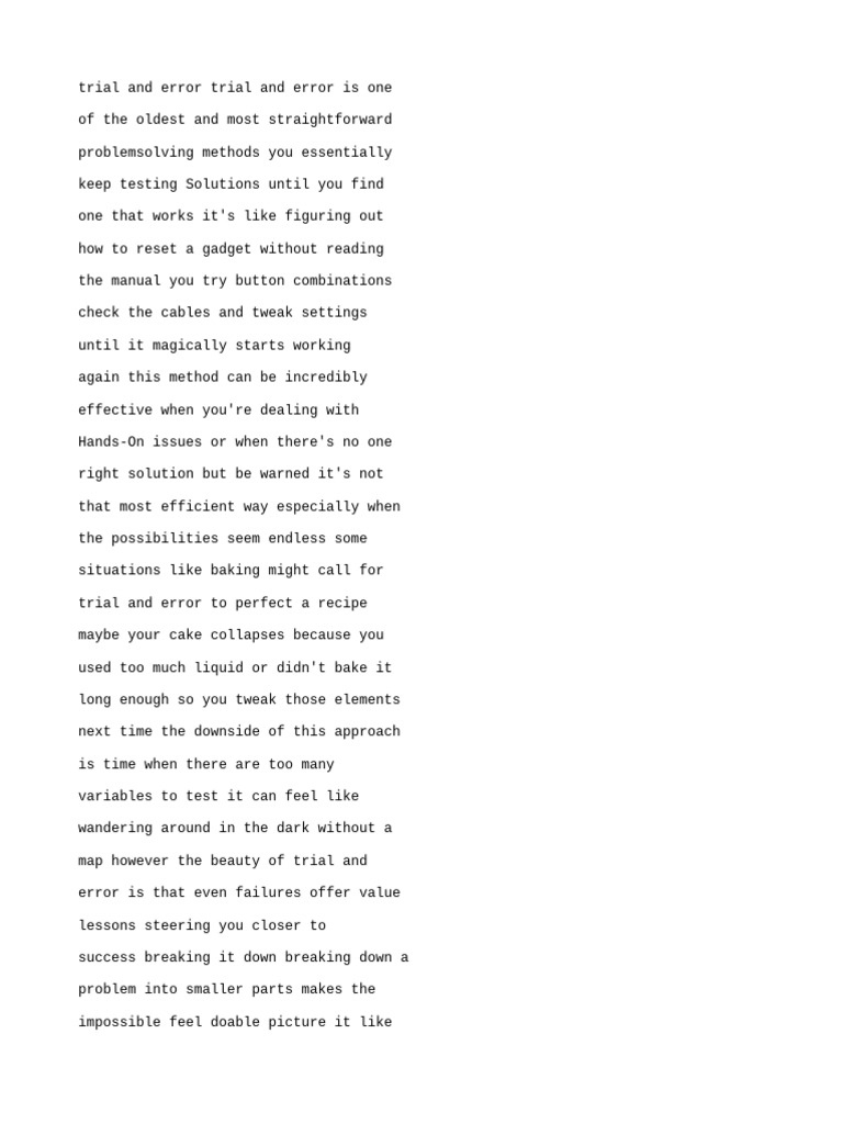 Effective Problem-Solving Strategies | PDF | Thought | Brainstorming