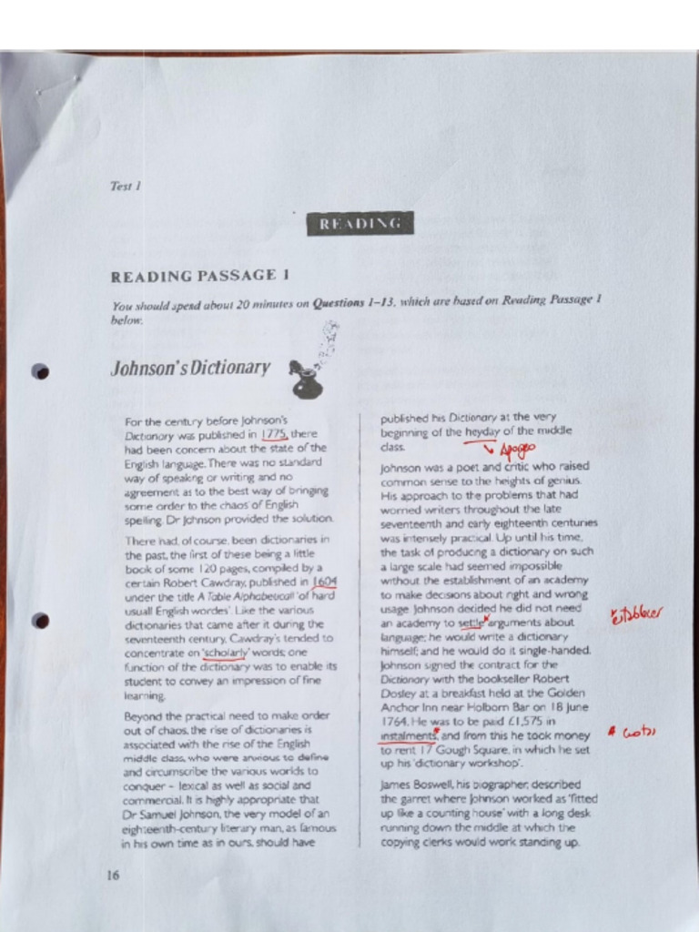 Reading Class 2 | PDF