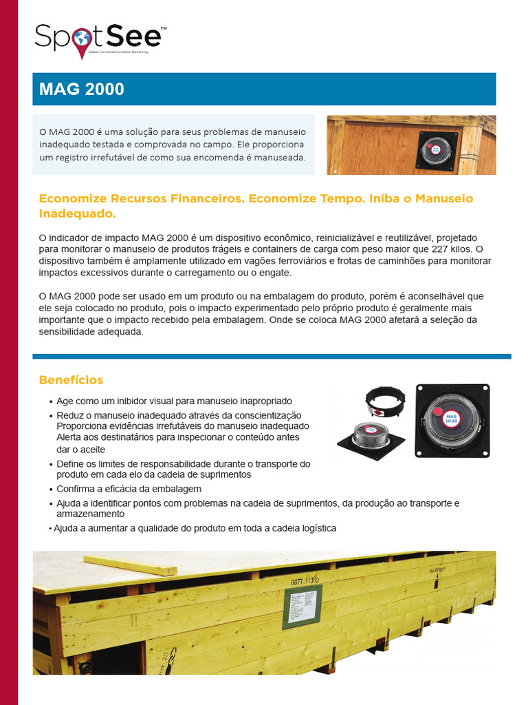 Monitoramento de Manuseio com MAG 2000 | PDF | Cadeia de suprimentos