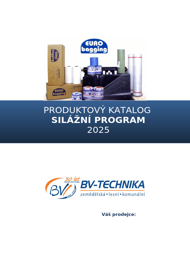 Katalog Silážní Program 2025 | PDF