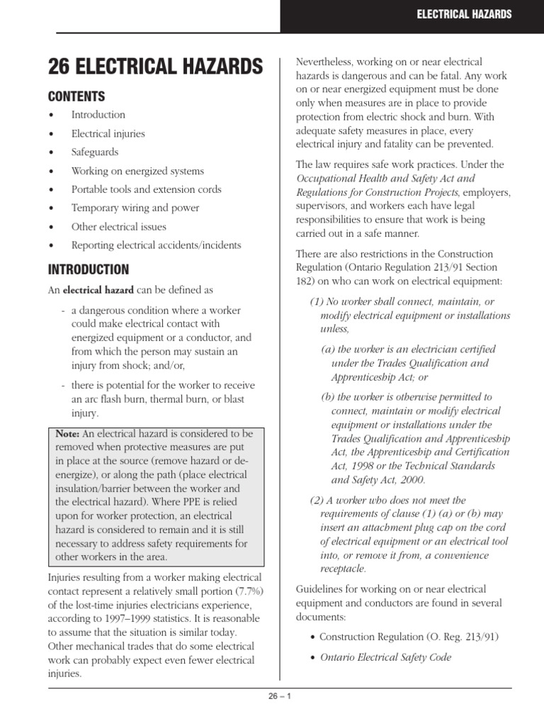 Understanding Electrical Hazards and Safety | PDF | Personal Protective ...