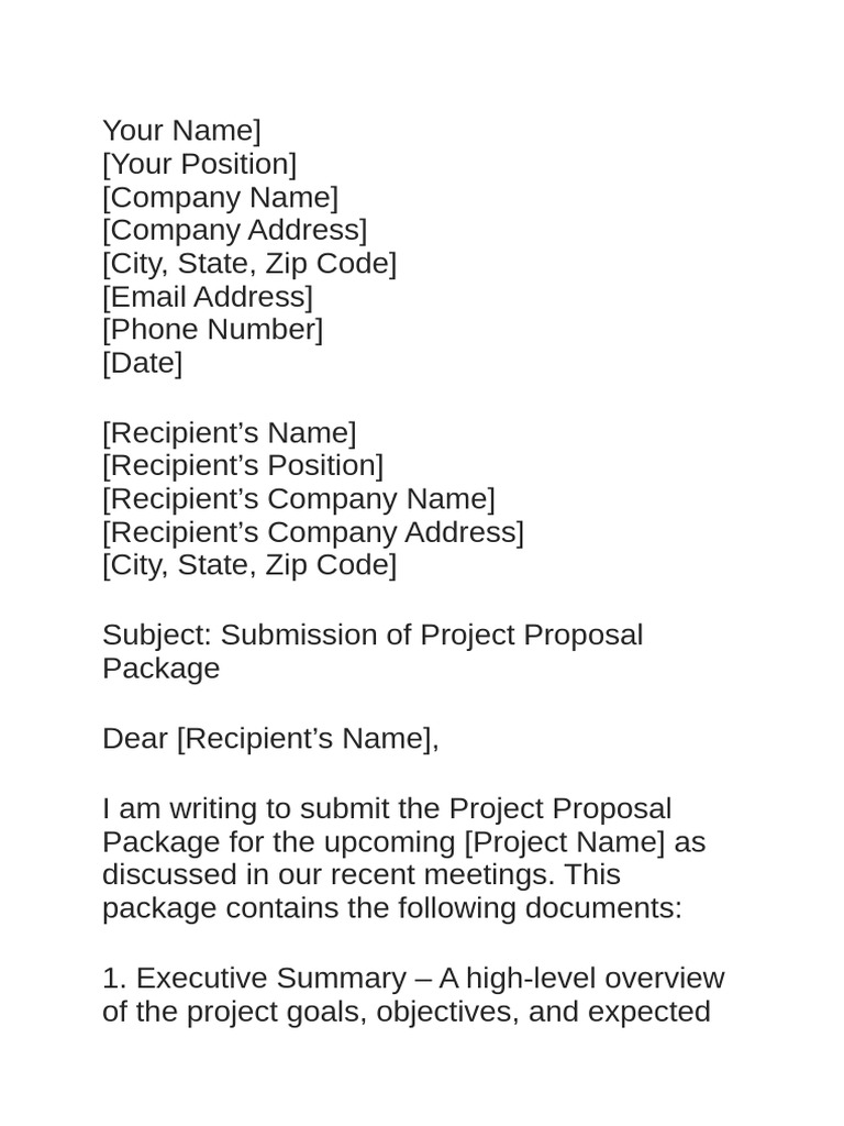 Project Proposal Submission Template | PDF