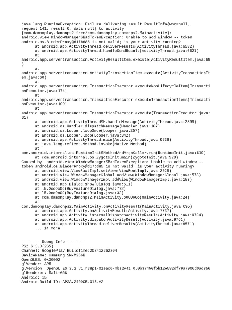2025 06 13 - 19 52 12 - Crash | PDF | Java (Programming Language ...