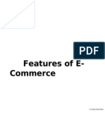 7 Features of E-Commerce