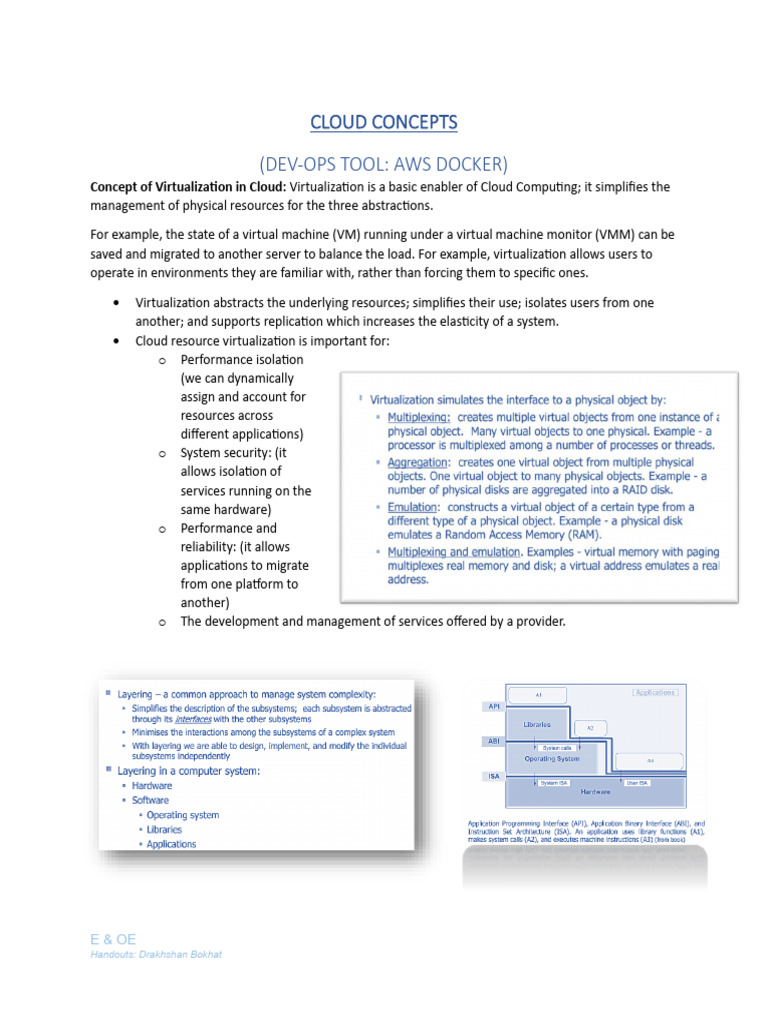 Cloud Concepts (Dev-Ops Tool DOCKER) | PDF | Virtual Machine ...