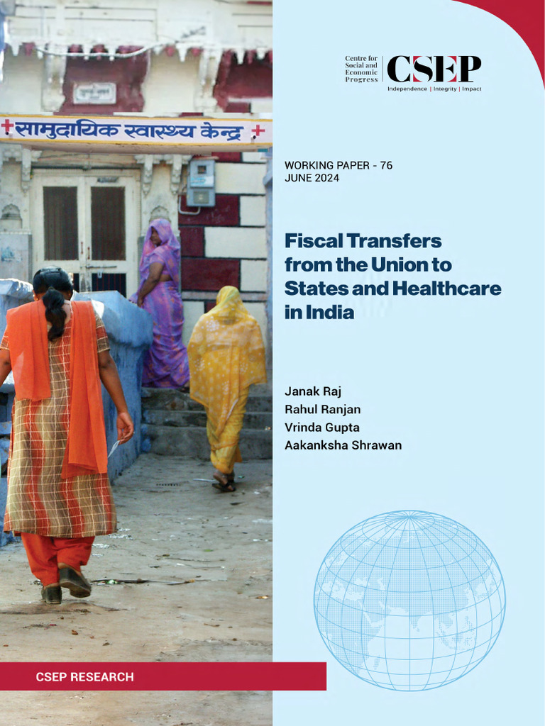 Fiscal Transfers From The Union To States and Healthcare in India 1 1 | PDF