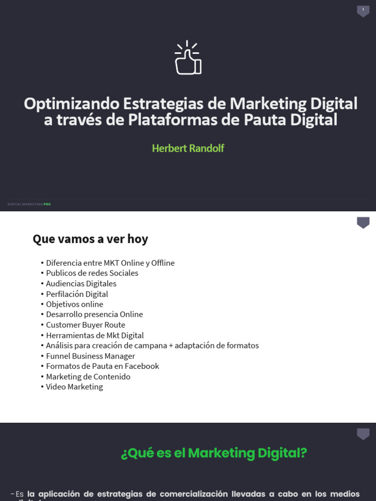 Optimizando Estrategias de Marketing Digital | PDF | Marketing ...