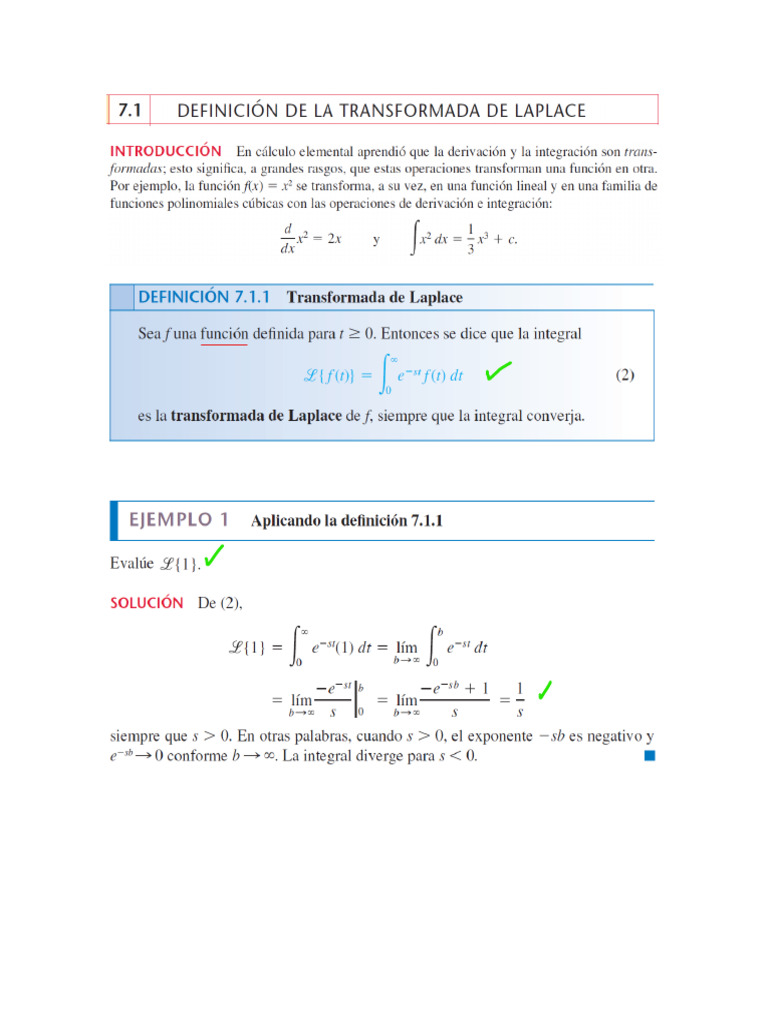 Transformada de Laplace | PDF