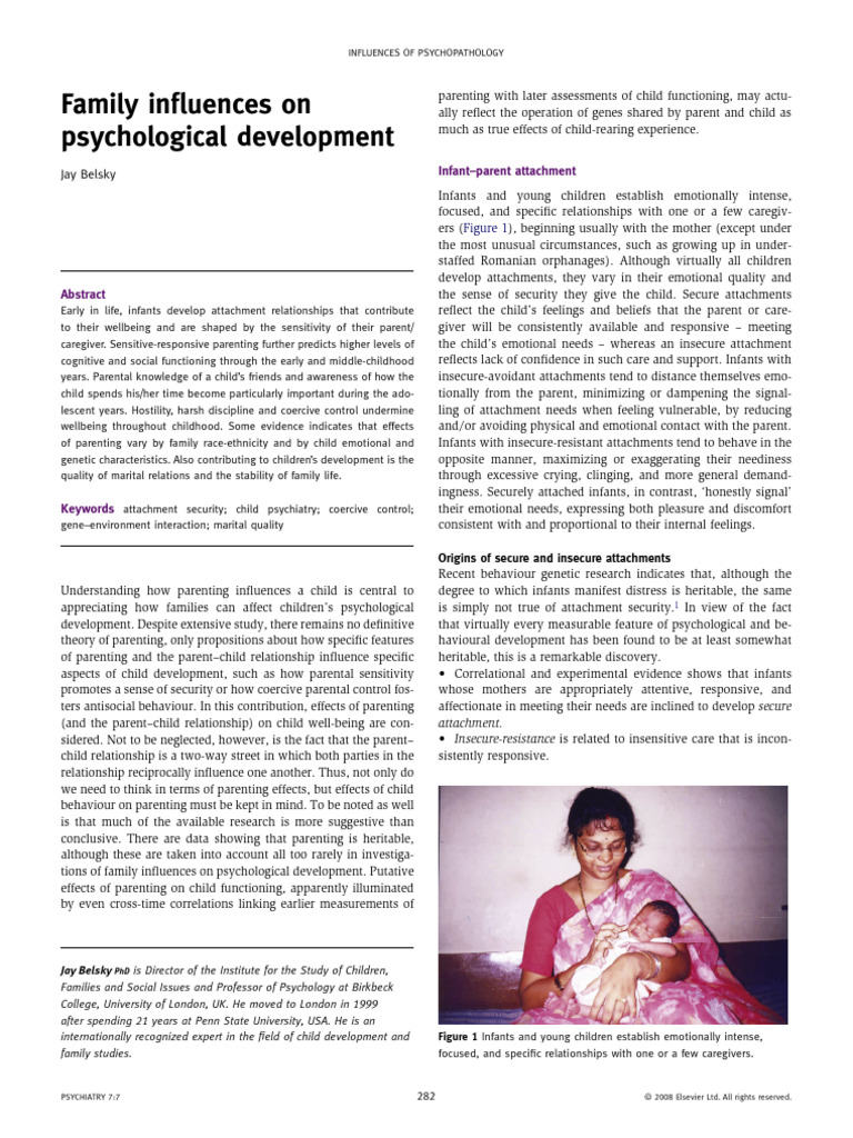 Parenting's Impact on Child Development | PDF | Attachment Theory ...