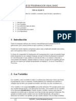 VB introducción variables, tipos datos, constantes y estructuras control