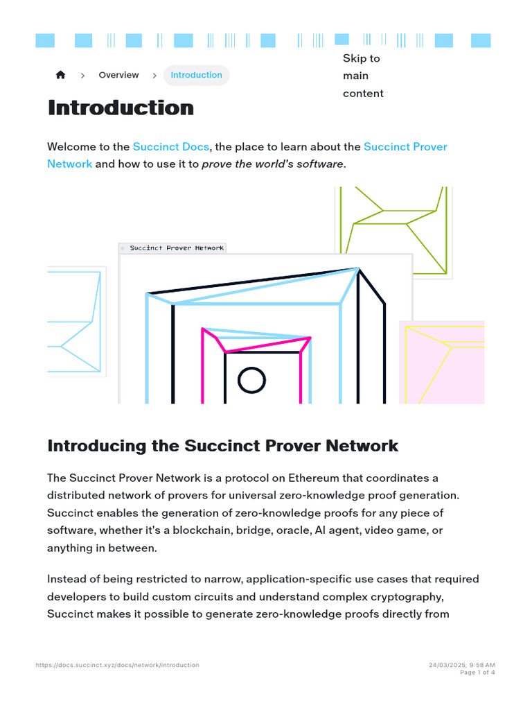Succinct Prover Network Overview | PDF | Computing | Computer Engineering