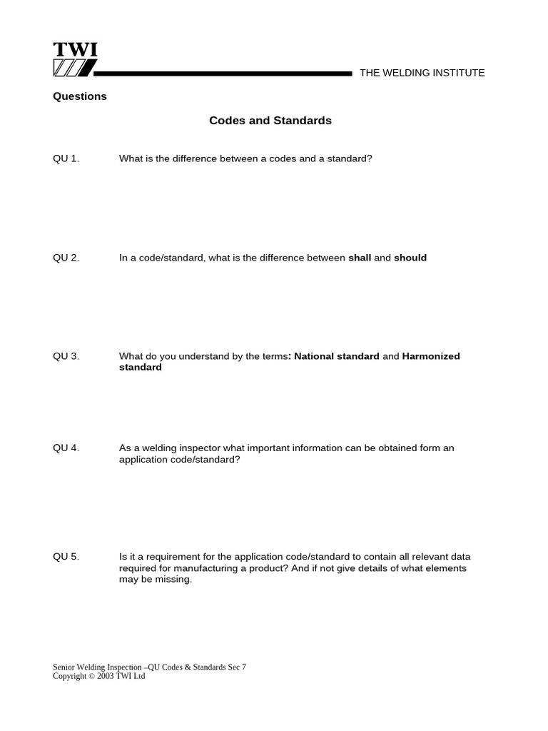 Understanding SWI Codes and Standards | PDF
