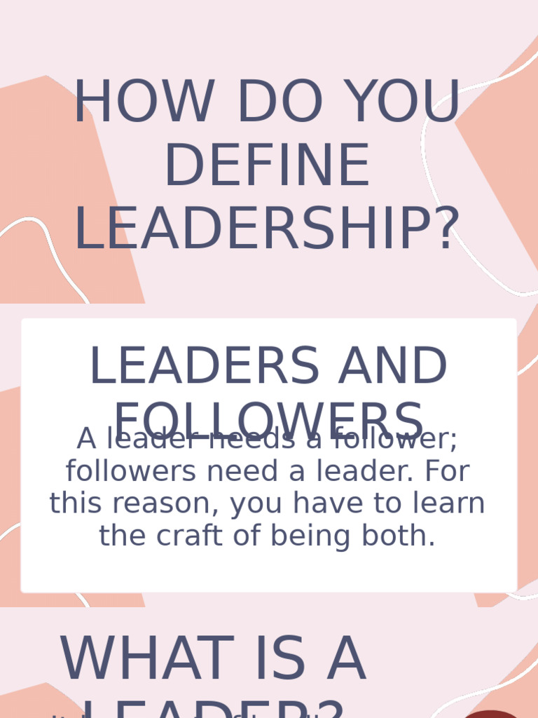Week 9 Leadership and Followers | PDF | Leadership | Social Psychology