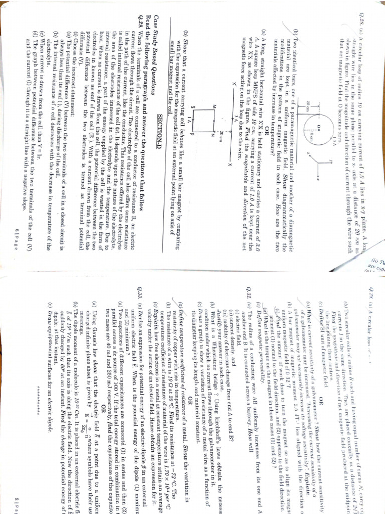 Phy. Term 1 24-25 | PDF