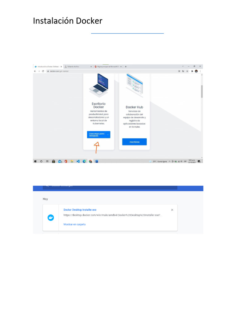 Guía Rápida para Instalar Docker | PDF | Arquitectura de Computadores ...