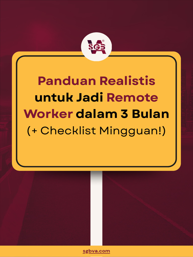 Panduan Jadi Remote Worker 3 Bulan | PDF